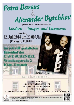 Chansonabend Café Schenkel 2014